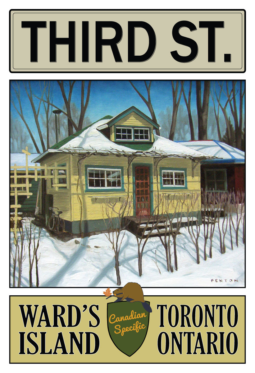 Third St - Wards Island Poster