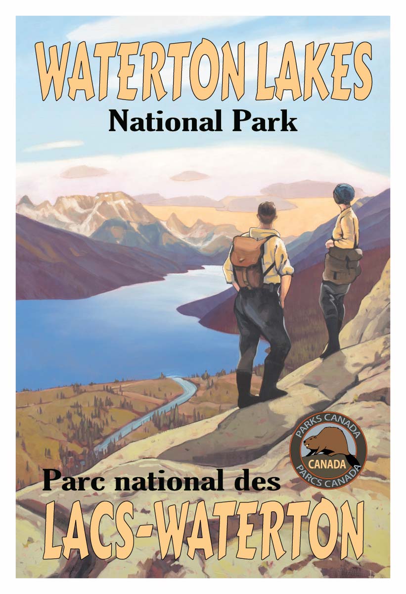 Waterton Lake National Park Poster