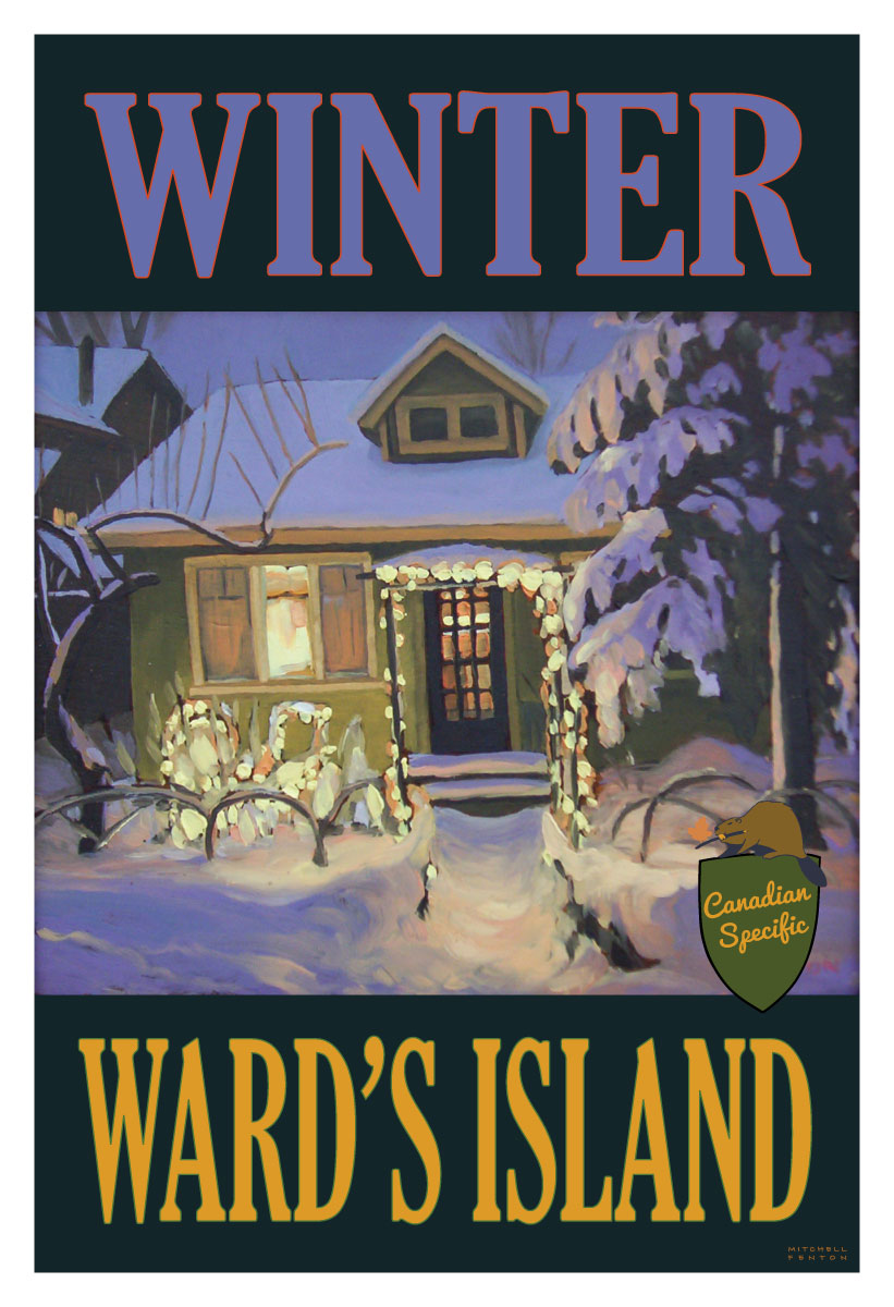 Winter - Ward's Island Poster