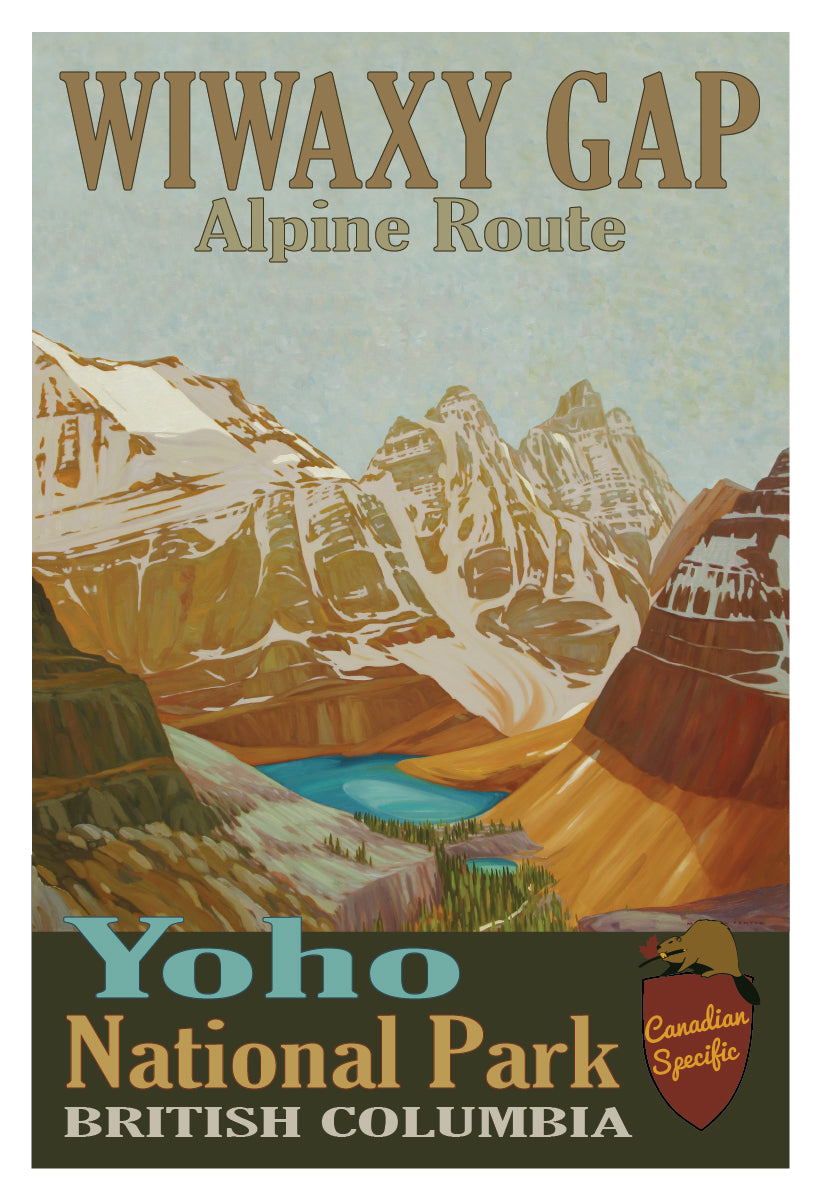 Wiwaxy Gap Alpine Route Poster